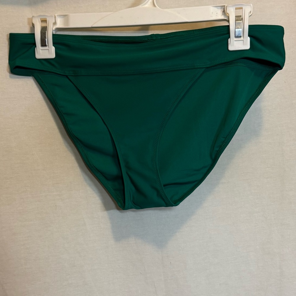 AA-422 Aerie NWT Green Summer Swim‎ Bikini Bottoms Size L